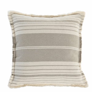 COJIN LINO GRIS RAYAS