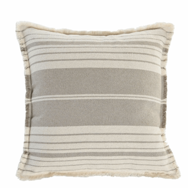 COJIN LINO GRIS RAYAS