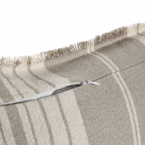 COJIN LINO GRIS RAYAS