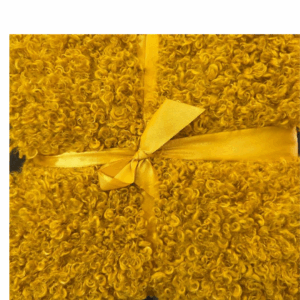 PLAID MOSTAZA BORREGUITO