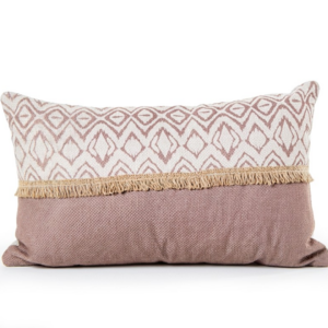 COJIN BURDEOS FLECOS 50X30