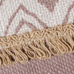 COJIN BURDEOS FLECOS 45X45