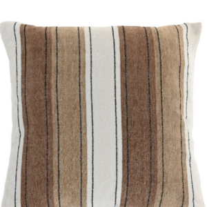 COJIN VELVET MARRON RAYAS 4545