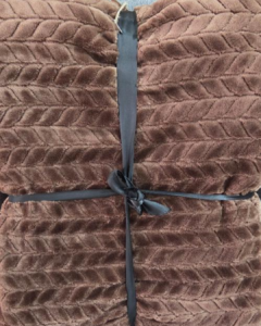 PLAID MARRON ESPIGA